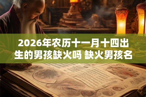 2026年农历十一月十四出生的男孩缺火吗 缺火男孩名字用的字