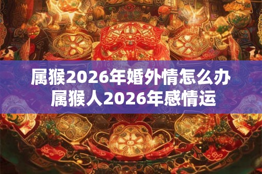 属猴2026年婚外情怎么办 属猴人2026年感情运