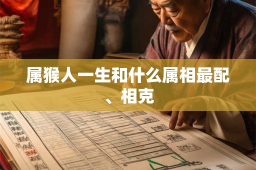 属猴人一生和什么属相最配、相克