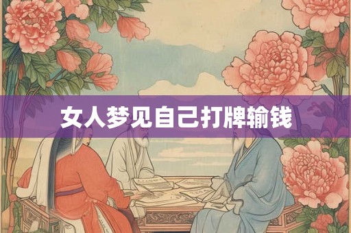 女人梦见自己打牌输钱