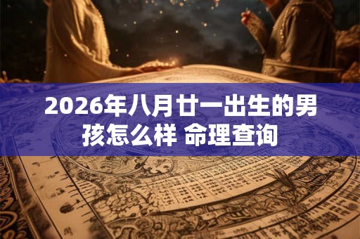 2026年八月廿一出生的男孩怎么样 命理查询