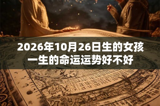 2026年10月26日生的女孩一生的命运运势好不好