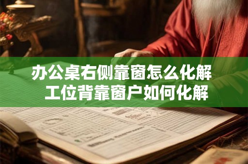 办公桌右侧靠窗怎么化解 工位背靠窗户如何化解 办公桌右侧靠窗怎么化解 工位背靠窗户如何化解