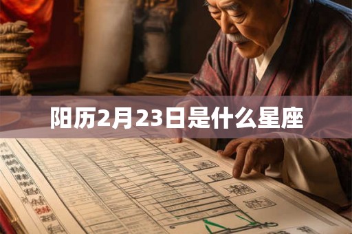 阳历2月23日是什么星座