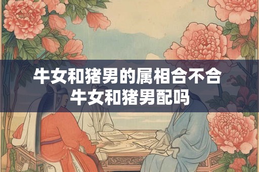 牛女和猪男的属相合不合 牛女和猪男配吗