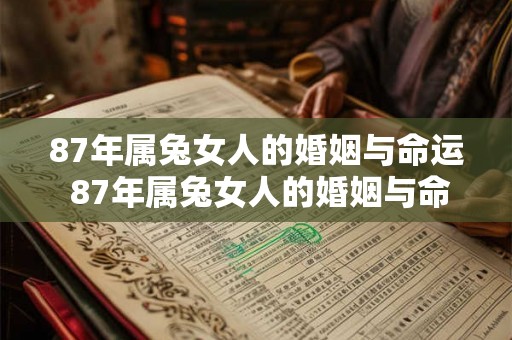 87年属兔女人的婚姻与命运 87年属兔女人的婚姻与命运如何