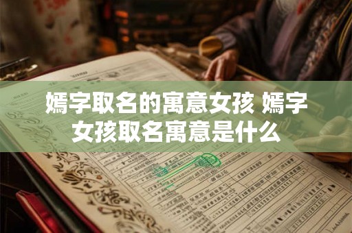 嫣字取名的寓意女孩 嫣字女孩取名寓意是什么