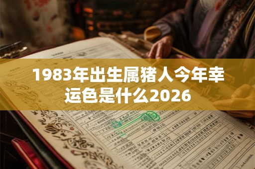 1983年出生属猪人今年幸运色是什么2026