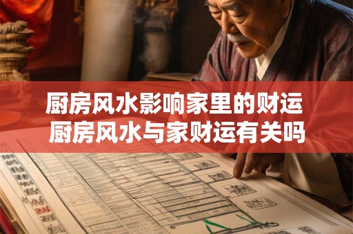 厨房风水影响家里的财运 厨房风水与家财运有关吗