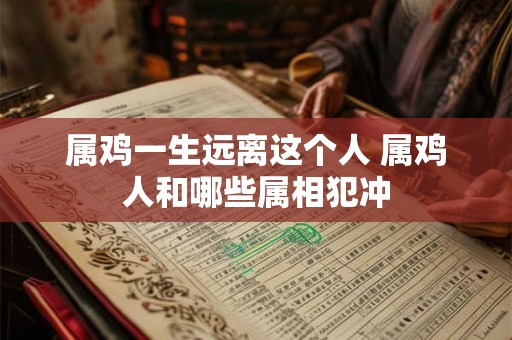 属鸡一生远离这个人 属鸡人和哪些属相犯冲