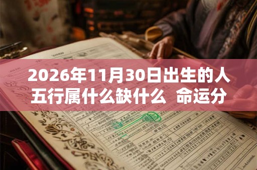 2026年11月30日出生的人五行属什么缺什么  命运分析