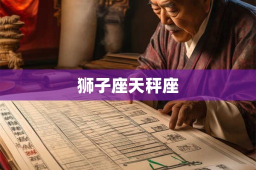 狮子座天秤座