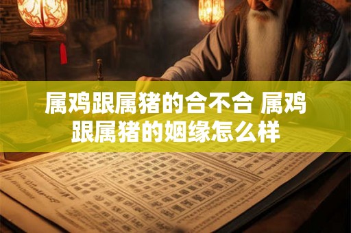 属鸡跟属猪的合不合 属鸡跟属猪的姻缘怎么样
