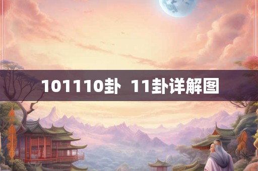 101110卦  11卦详解图