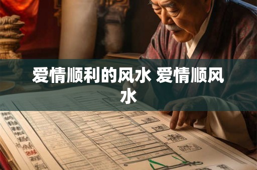 爱情顺利的风水 爱情顺风水