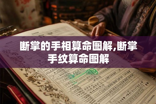 断掌的手相算命图解,断掌手纹算命图解