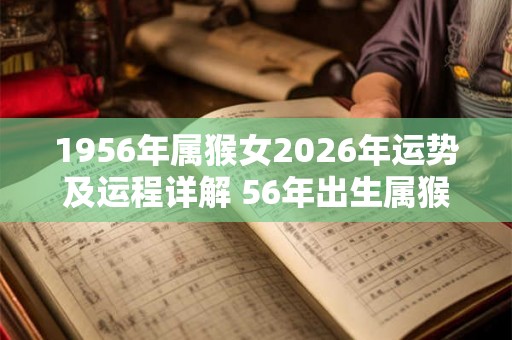 1956年属猴女2026年运势及运程详解 56年出生属猴人2026全年每月运势女性