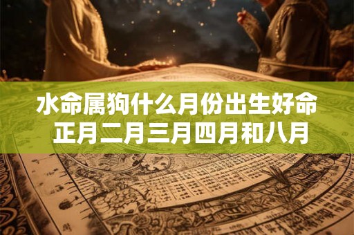 水命属狗什么月份出生好命 正月二月三月四月和八月 水命属狗什么月份出生好命 正月二月三月四月和八月