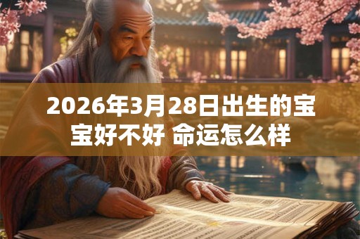 2026年3月28日出生的宝宝好不好 命运怎么样