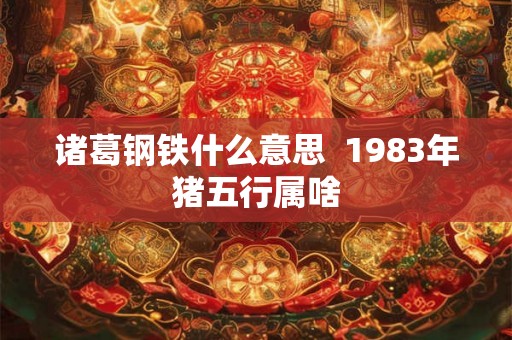 诸葛钢铁什么意思  1983年猪五行属啥