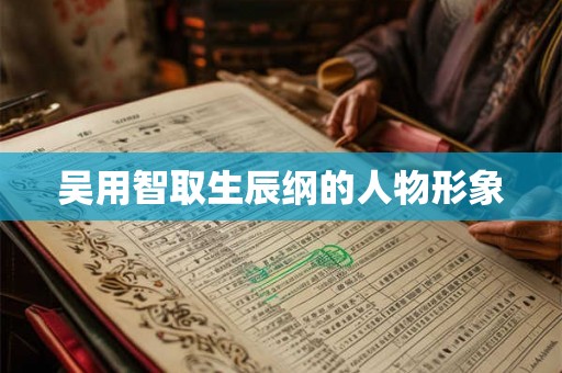 吴用智取生辰纲的人物形象 吴用智取生辰纲的人物形象