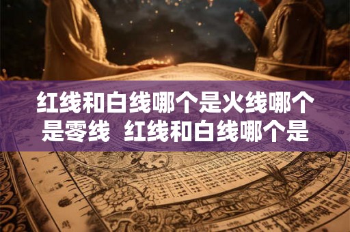 红线和白线哪个是火线哪个是零线  红线和白线哪个是火线