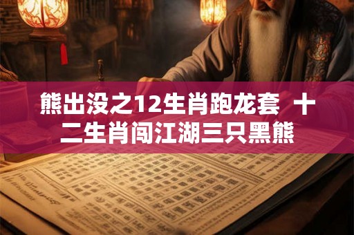 熊出没之12生肖跑龙套 十二生肖闯江湖三只黑熊 熊出没之12生肖跑龙套 十二生肖闯江湖三只黑熊