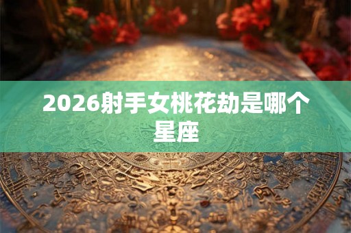 2026射手女桃花劫是哪个星座