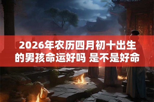 2026年农历四月初十出生的男孩命运好吗 是不是好命