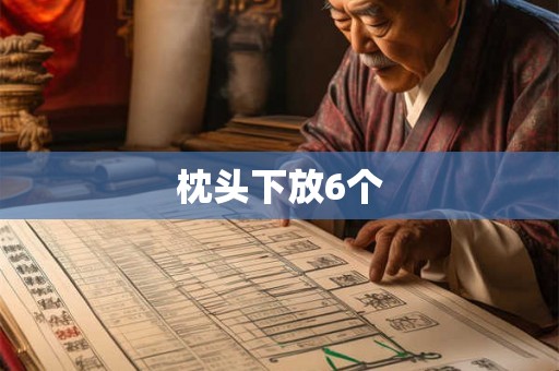 枕头下放6个