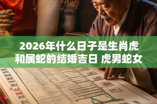 2026年什么日子是生肖虎和属蛇的结婚吉日 虎男蛇女配吗