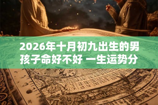 2026年十月初九出生的男孩子命好不好 一生运势分析