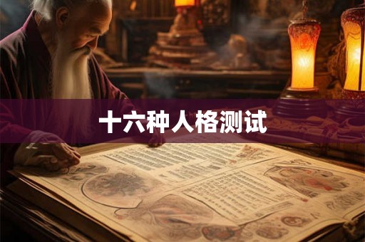 十六种人格测试