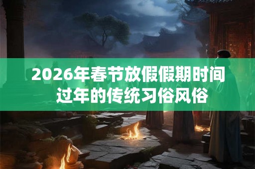 2026年春节放假假期时间  过年的传统习俗风俗