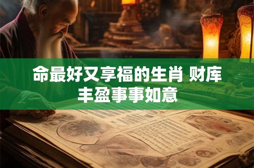 命最好又享福的生肖 财库丰盈事事如意