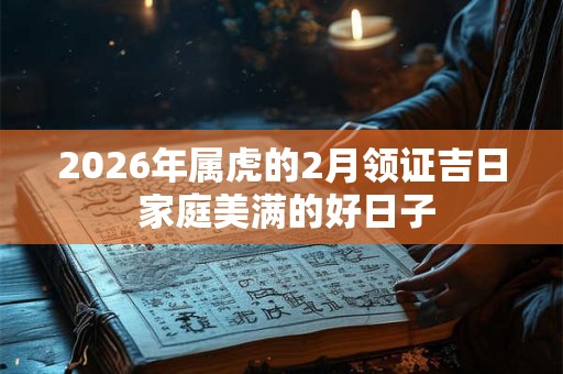 2026年属虎的2月领证吉日 家庭美满的好日子
