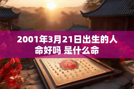 2001年3月21日出生的人命好吗 是什么命 2001年3月21日出生的人命好吗 是什么命
