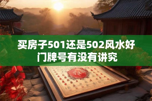买房子501还是502风水好 门牌号有没有讲究
