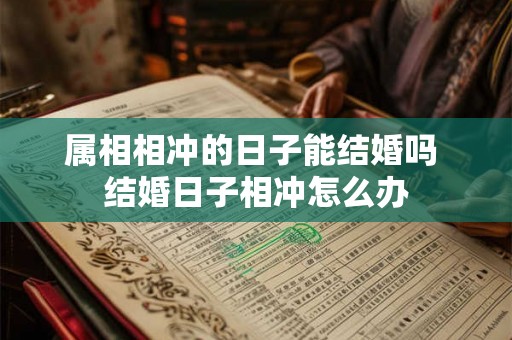 属相相冲的日子能结婚吗 结婚日子相冲怎么办 属相相冲的日子能结婚吗 结婚日子相冲怎么办