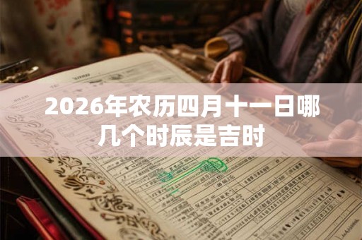 2026年农历四月十一日哪几个时辰是吉时
