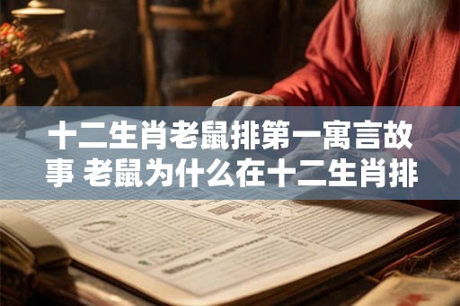 十二生肖老鼠排第一寓言故事 老鼠为什么在十二生肖排名第一