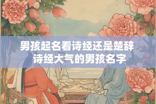 男孩起名看诗经还是楚辞  诗经大气的男孩名字