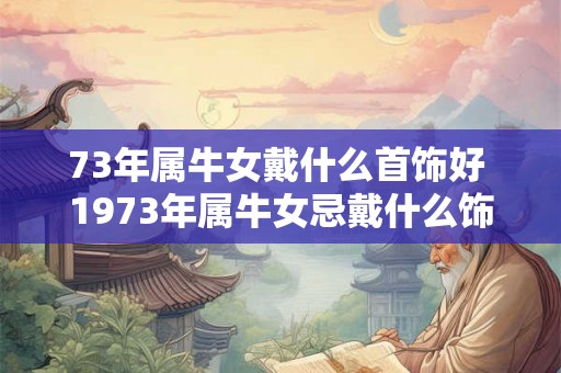 73年属牛女戴什么首饰好 1973年属牛女忌戴什么饰品