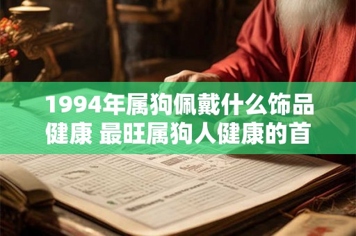 1994年属狗佩戴什么饰品健康 最旺属狗人健康的首饰