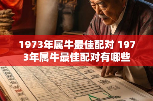 1973年属牛最佳配对 1973年属牛最佳配对有哪些