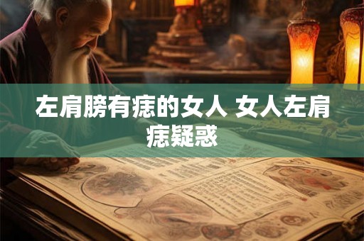 左肩膀有痣的女人 女人左肩痣疑惑