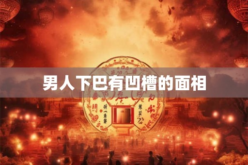 男人下巴有凹槽的面相