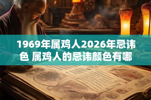 1969年属鸡人2026年忌讳色 属鸡人的忌讳颜色有哪些