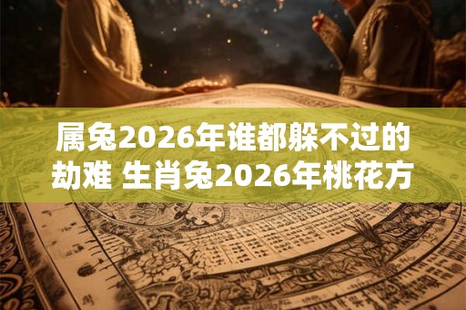 属兔2026年谁都躲不过的劫难 生肖兔2026年桃花方位