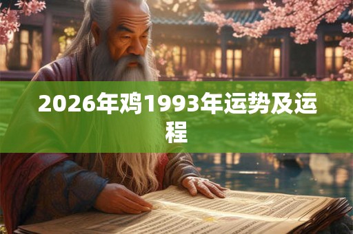 2026年鸡1993年运势及运程 2026年鸡1993年运势及运程